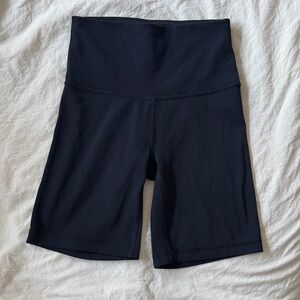Aritzia Black High-Rise Bike Shorts